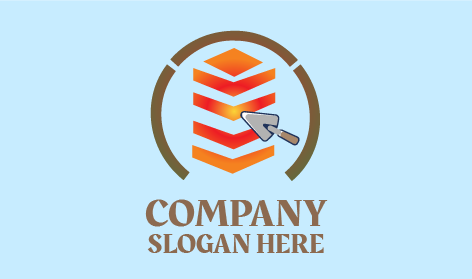 Graues Kellenbau-Logo