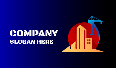 Logo Di Costruzione Di Edifici Pallidi