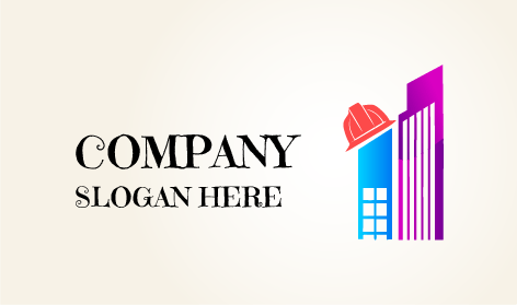 Logo Di Costruzione Del Casco Rosa