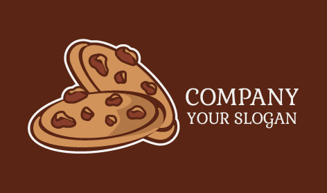 Chocolate Flat Cookies Logo