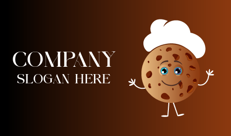 Drooling Mascot Cookies Logo