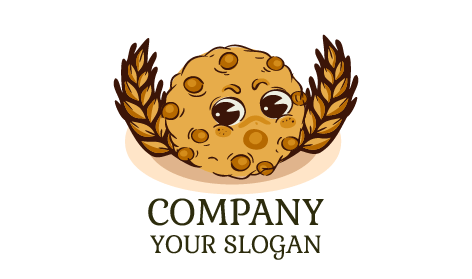 Logotipo De Galletas De Trigo Saludables