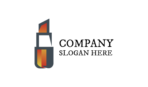 Compact Lipstick Cosmetics Logo