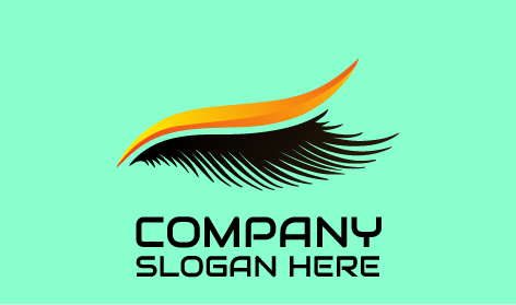 Golden Eyeliner Cosmetics Logo