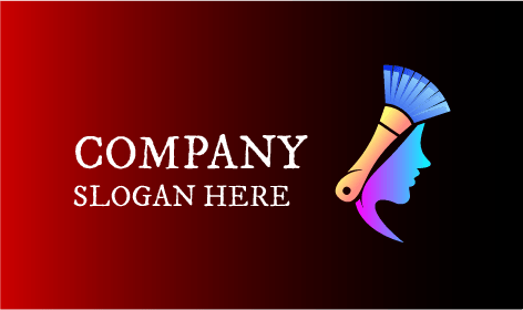 Hair Dye Brush Cosmetics Logo