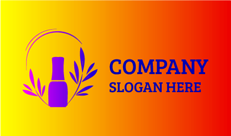 Violet Nail Paint Cosmetics Logo