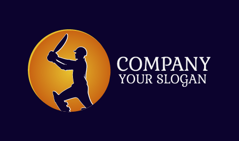 Blue Cricket Champion Logo