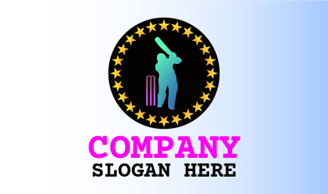 Circle of Stars Cricket Logo