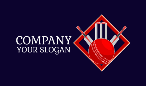 Logo Per Attrezzature Da Campo Da Cricket