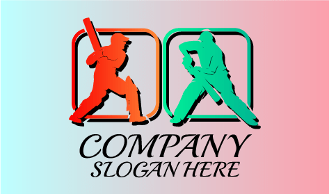 Logo Dell'accademia Di Allenamento Di Cricket