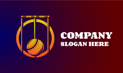 Logo Emozionante Della Serie Di Cricket