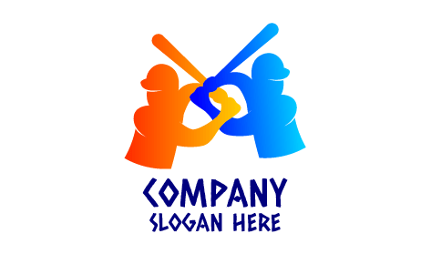 Logo Dei Giocatori Di Cricket Professionisti