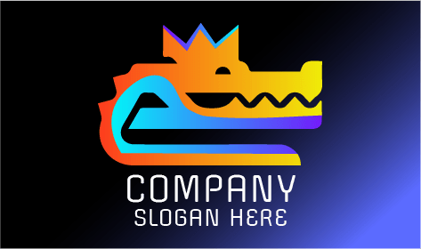 Captivating Crown Crocodile Logo