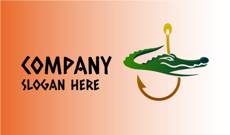 Olta Kancası Timsah Logosu