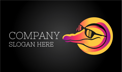 Funky Cool Crocodile Logo