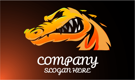 Gnashing Teeth Crocodile Logo