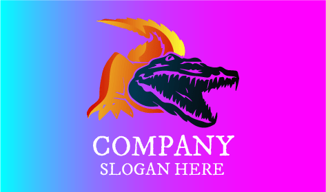 Altın Gövdeli Timsah Logosu