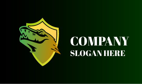 Robust Shield Crocodile Logo