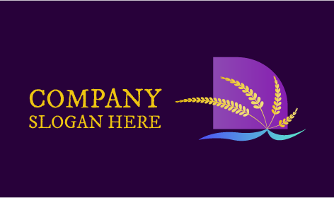 Logo Tanaman Kuning Segar