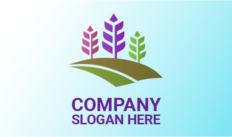 Logo Tanaman Pohon Yang Kuat