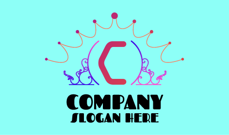 Logotipo De Corona Con Delicados Remolinos