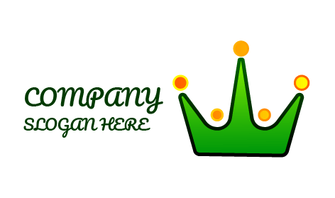 Logotipo De Corona De Piedras Preciosas