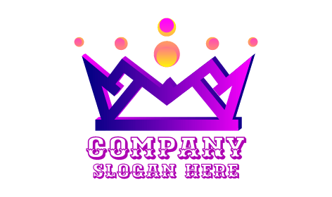 Logotipo De Corona De Fashionista Morada