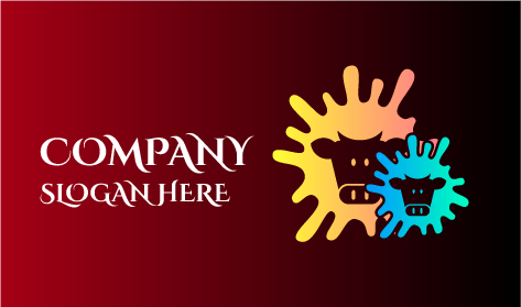 Cow Splotch Dairy Logo