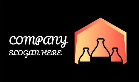 Logotipo De Productos Lácteos De Botellas De Leche