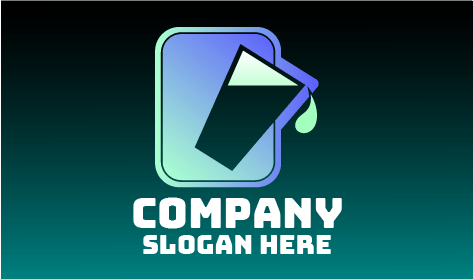 Milk Droplet Dairy Logo