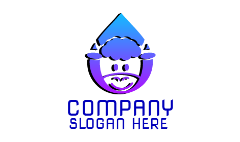 Shiny Shade Sheep Dairy Logo