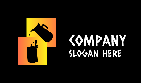 Logo Für Verschüttete Milchkrüge