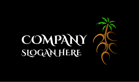 Dates Palm Tree Logo