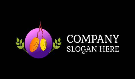 Logo Buah Kurma Yang Menyenangkan