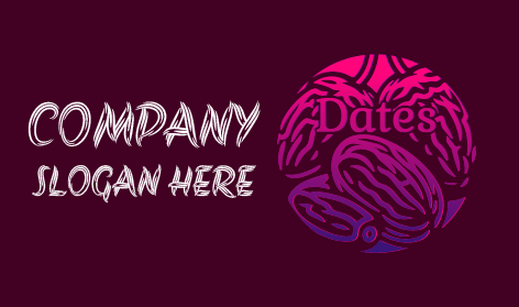 Purple Dates Circle Logo