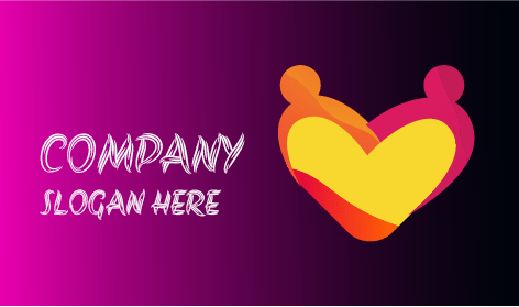 Logo De Rencontre Pour Une Connexion Cœur À Cœur