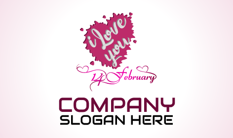 Romantic Valentine Dating Logo