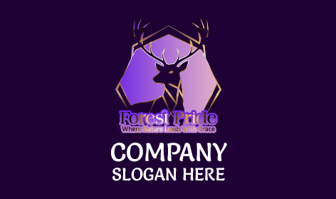 Forest Pride Deer Logo