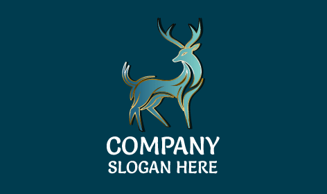 Glorious Elk Deer Logo