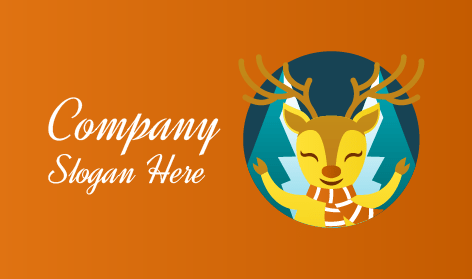 Tuhaf Kış Geyiği Logosu