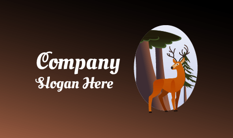 Vahşi Huzur Geyik Logosu