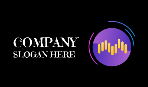 Logotipo De DJ De Ondas Dinámicas