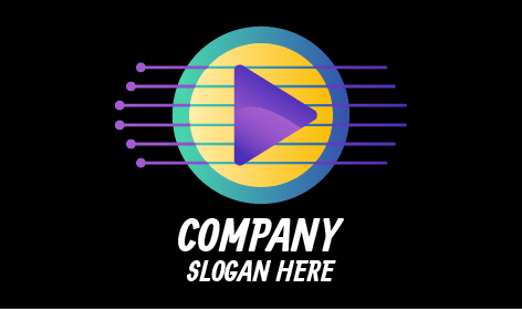 Logo DJ égaliseur Violet