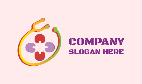 Logotipo De Médico De Equipo Florido