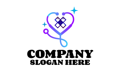 Logotipo De Doctor Con Curita Brillante