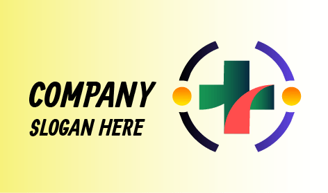 Logotipo Multicolor Más Médico