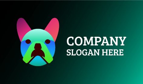 Adorabile Logo Colorato Del Cane