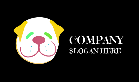 Logo Affettuoso E Adorabile Del Cane