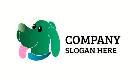 Logo Del Cane Collare Blu