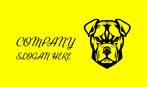 Logo Del Cane Sguardo Feroce